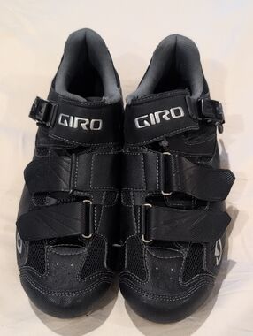 Giro Women's Black Road Cycling Spim Class Shoes with Triple Strap Closure